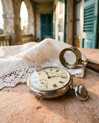 Carola N° 11 · Taschenuhr mit Sekundenzeiger, Kleiner Sekundenzeiger auf der Sechs