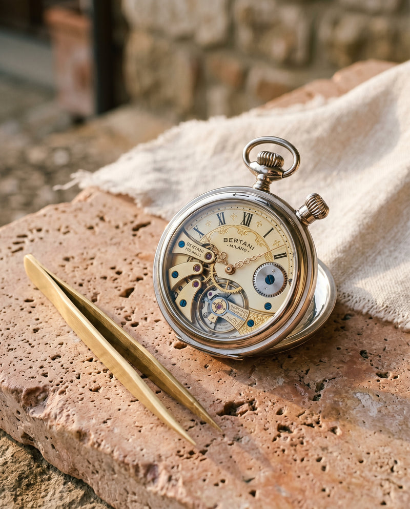 Carola N° 07 · Taschenuhr mit Doppelaufzug